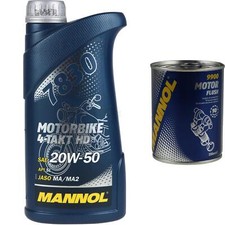 MANNOL Huile Moteur 4 Temps Moto SAE 20W-50 API SL Motor Flush 1 L Moto Motor huile price