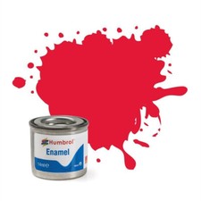Humbrol	238	 Rouge Vif Brillant- 14ml Enamel Paint Paints price