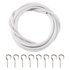 Ensemble de Fil de Rideau et de Crochets, Fil de Rideau en Filet de 3 MèTre3642 Rideau ensemble price