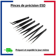 Pinces brucelles antistatiques ESD (à l'unité ou en kit) Pinces price