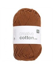 Rico design​ Pelote Creative cotton aran marron Cotton price