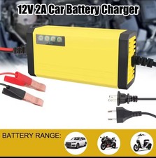 Chargeur De Batterie Voiture 12v 2a Moto Booster Charge Rapide LCD Indication .. Batterie chargeur price