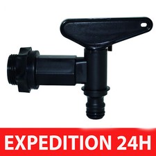 Robinet de cuve plastique PEHD 1/4 tour Nez automatique Noir Robinet price