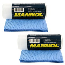 2xMANNOL 9811 Synthétique Chamois Kunstledertuch Vernis Nettoyage Tissu Cuir Voiture Wash produits price