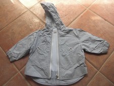 Blouson coupe vent impermeable garcon + capuche taille 6 mois 60 cm double bleu Imperméable garçon price