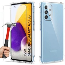 Coque Silicone A22 A13 A33 A42 A52s A53 A72 A73 5G F52 Antichoc + Verre Trempé Silicone price