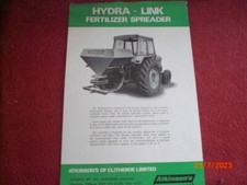 OLD    HYDRA LINK FERTILIZER SPREADER  ATKINSON'S  LEAFLET Fertilizer price