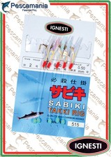 ligne de pêche en mer Sabiki 5 hamecons avec skirt en plastique irisé Skirt price
