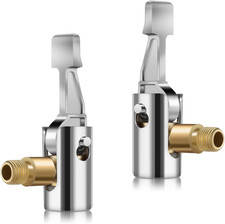 2 Pièces Embout Gonflage Pneu Voiture,Embout Pompe Velo,Valve Pneu Voiture Embou Air Pump - Tire soin price