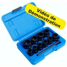 Kit Extracteur de Boulons Usés 9 -19mm clé à Choc 3/8'' Nut Tightening Machine price