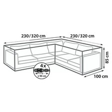 Housse Pour Ensemble De Meubles De Jardin Premium, 320 × 100 × 85 CM - B Jardin meubles ensemble price