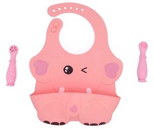 Lot bavoir bébé en silicone original imperméable pré cuillère d'apprentissage Bébé imperméable price