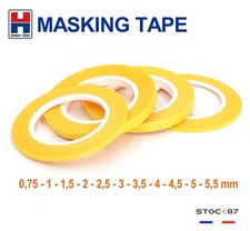 ruban de masquage peinture maquette Masking tape  0,75 à 18mm -- 18m hobby Tape price
