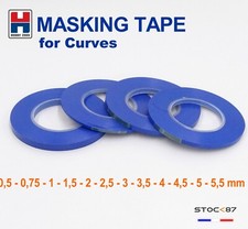 ruban de masquage peinture courbe Masking tape  0,5 à 5,5mm -- 18m hobby 2000 Tape price