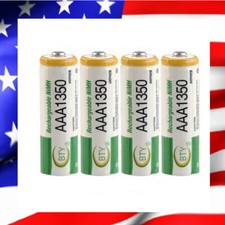4 piles rechargeables AAA BTY Ni-MH 1350 mAh LR03 envoyées de France lot 4 piles Standard et Rechargeable batteries price