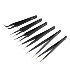 Jeu de 6 pinces Brucelles antistatique de précision Modélisme miniature maquette Pinces price