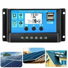 Régulateur de charge solaire 10A 12V 24V PWM contrôleur LCD bateau camping-car Générateurs price