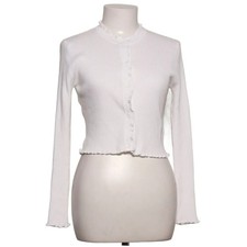 Dazy, cardigan, femme, taille : S, blanc, unicolore, tricot côtelé #m6F Cardigan femme price