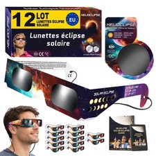 Helioclipse 12x Lunette Eclipse Solaire 2026 ISO 12312-2 - Lunettes Eclipse... Lunettes de soleil femme price