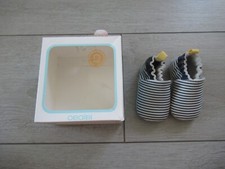 Chaussons bébé garçon marin à rayures bleu et blanches obaïbi 1 - 6 mois Chaussons garçon price