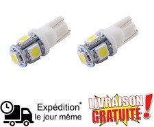 Lot 2 LED T10 6500K 5 LED Blanc Feux Intérieurs, Plaque, Éclairage Moderne Éclairage LED price