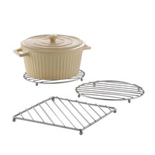 Ensemble de 3 Dessous de Plat en Acier Inoxydable Résistant à la Chaleur po6050 Ensembles casseroles / poêles price