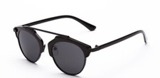 Haut Lunettes de Soleil Rond Noir Femmes Cadre UV400 Mode Unisexe Vintage Rétro Lunettes de soleil unisexe price