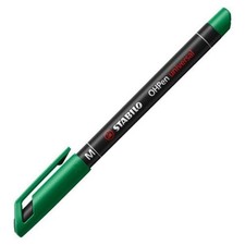 Stabilo OHPen Universal Permanent Marker Pen Medium Point (M) 1.0 mm Colour Gree CD-DVD-Acetate stylo price