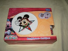 " SERVICE PETIT DEJEUNER PORCELAINE MUG ASSIETTE BOL MICKEY DISNEY NEUF Service de petit-déjeuner price