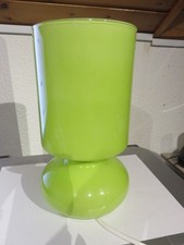 Lampe en verre de table, chevet IKEA Likta vert pomme vintage année 90 TBE Table lampe price