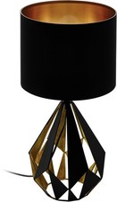 Eglo Lampe De Chevet Carlton 5 Acier Noir Cuivre Table lampe price
