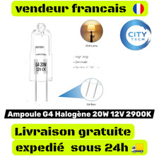 Ampoule G4 Halogène 20W 12V 2900K Blanc Chaud Eclairage Lustre Lampe Maison Classique ampoule price