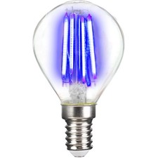 LightMe LED Filament Ampoule Goutte 4W E14 Clair Bleu P45 Classique Deco Bleu Classique ampoule price