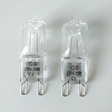 2 X Ampoules G9 / 220V / 25W / Blanc chaud Halogène / Eclairage Maison Classique ampoule price