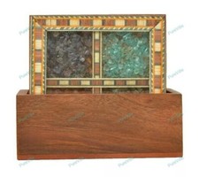 Ensemble de 4 sous-verres de table en bois pour tasses à thé tasses à café Ensemble tasses / verres / café price