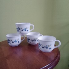Ensemble  De 4 Tasses À Café Modèle Veronica Myosotis ARCOPAL FRANCE Ensemble tasses / verres / café price