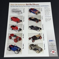 FORD HOT ROD HEROES PEDAL CARS by FOOSE CODDINGTON and others / 2p sheet / US Pedal Cars price