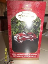 HALLMARK Club Edition Ornament 1937 Steelcraft Airflow by Murray NEW Pedal Car Pedal Cars price
