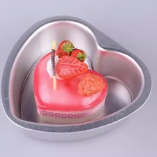 Poêle à gâteau antiadhésive en forme de cœur poêle à gâteau micro-ondes Gâteau poêles price