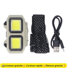 Lampe frontale COB LED rechargeable USB Éclairage puissant pour outdoor Éclairage outdoor price