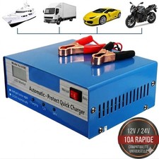 Chargeur Batterie Voiture Intelligent 12V 24V 10A Rapide Automatique Camion Moto Voiture à batterie price