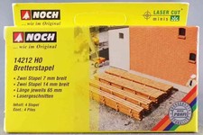 Noch 14212 Ho Piles de Planches de Bois Découpe Laser Neuf en Boite Découpe planches price
