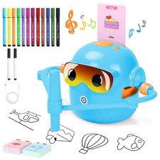 Robot Dessin Enfant Éducatif Interactif Rechargeable 100 Cartes Stylo 3+ ans Jouets robots & espace price