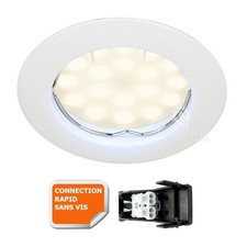 Spot led complete ronde fixe eq. 50w blanc chaud Spot price
