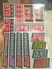 Autocollant  YOSHIMURA REPLICA CASQUES RACING STICKERS  moto REFi7 Moto casques price