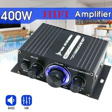 400W Hi-Fi Auto Stereo 12V Car Audio Préamplis MP3 Radio Booster LED Design S Amplificateurs auto price