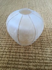 Abat-jour vintage milieu de siècle rétro en verre kitsch Lampshade price