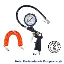 Manomètre Pistolet de Pression Pompe Compresseur à Air Pneu Auto Voiture Moto Compresseur - Tire soin price