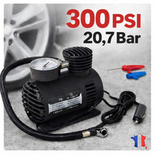 Compresseur Voiture 12V Gonfleur Pneu Portable 300 PSI 20,7 Bar Manomètre Compresseur - Tire soin price