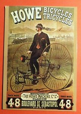 Carte postale HOWE BICYCLES TRICYCLES. Editions Nugeron. NEUF Tricycles price